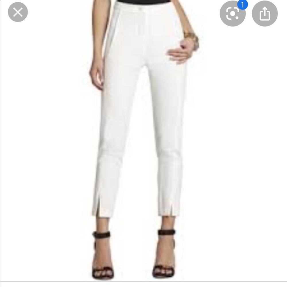 BCBG White Kurra pant